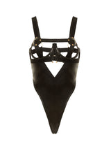 Erotic Caged Open Cups Teddy