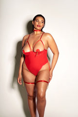 Oh la la Cheri Queen Play Shelf Cup Teddy Red