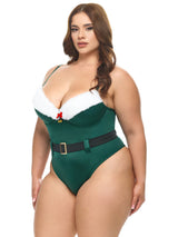 Oh la la Cheri Queen Elfina Christmas Bodysuit Teddy