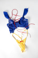 Oh la la Cheri Fairest One of All Teddy Cobalt/Red/Daffodil