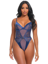 Oh la la Cheri Doreen Sheer Underwire Teddy