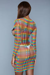 Be Wicked Burn Desire Bodysuit Rainbow