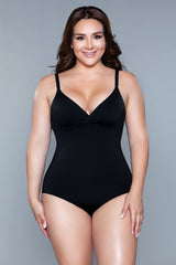 Be Wicked Queen What A Waist Shapewear Bodysuit Black