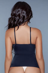 Be Wicked Queen Figure Hugged Top Black