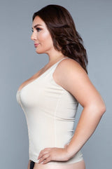 Be Wicked Miraculous Shapewear Top Nude