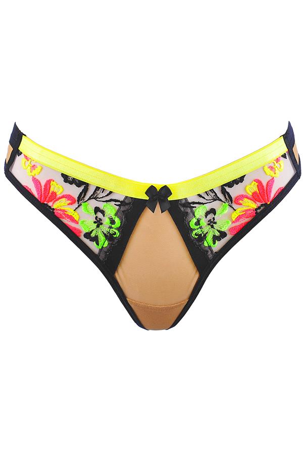 Axami 11838 Sheer G-String Panty Juicy Bloom Luxury MADE IN EUROPE