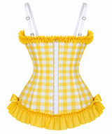 Daisy Corsets Lavish Lemon Ruffle Sweetheart Bustier Corset