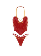 Chained Bustier Set