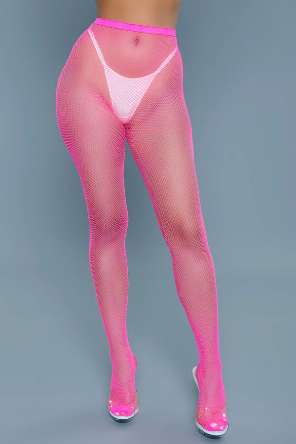 Be Wicked Queen Up All Night Pantyhose Hot Pink