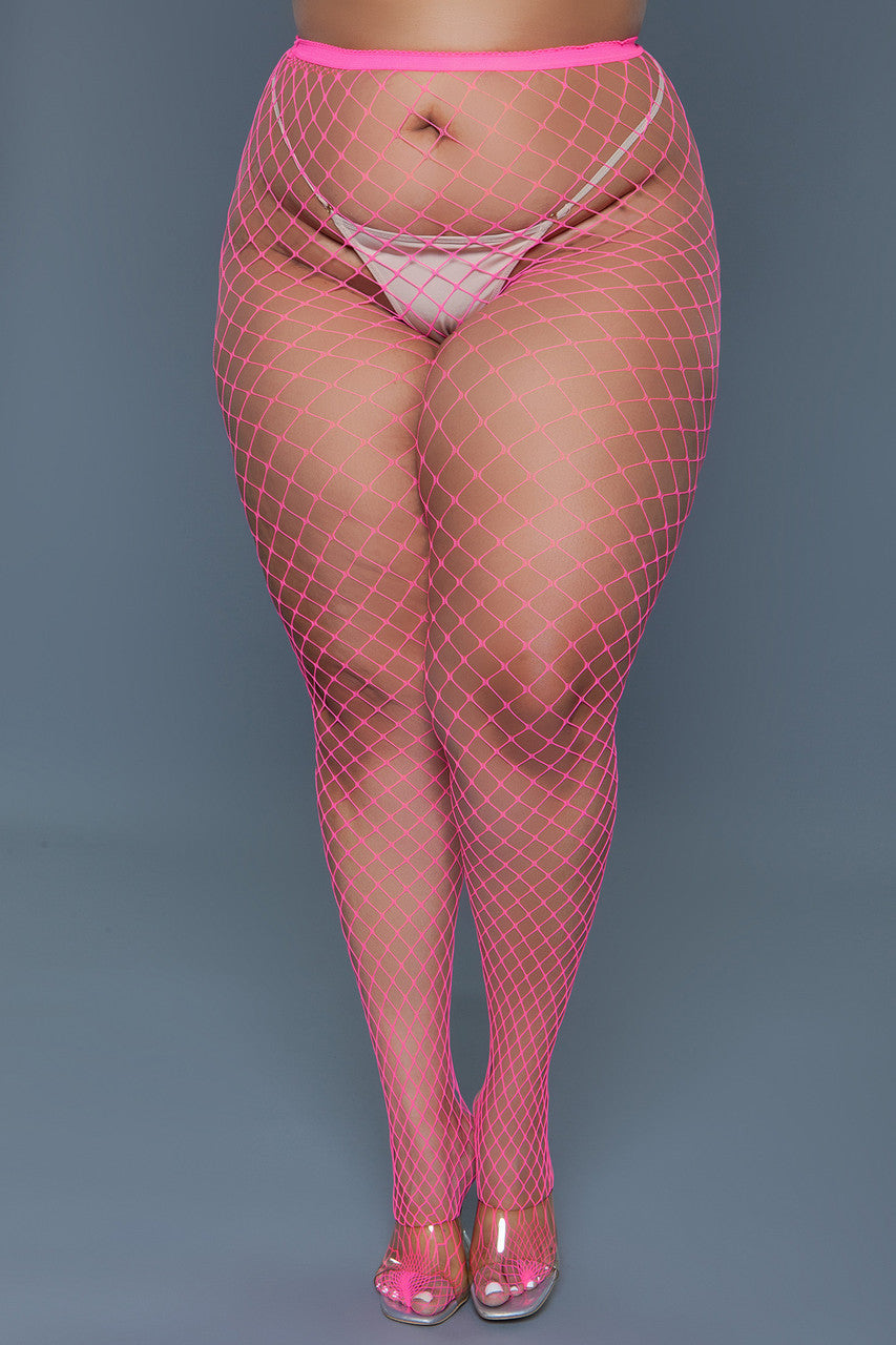 BeWicked Queen Can't Back Down Pantyhose Hot Pink 2303
