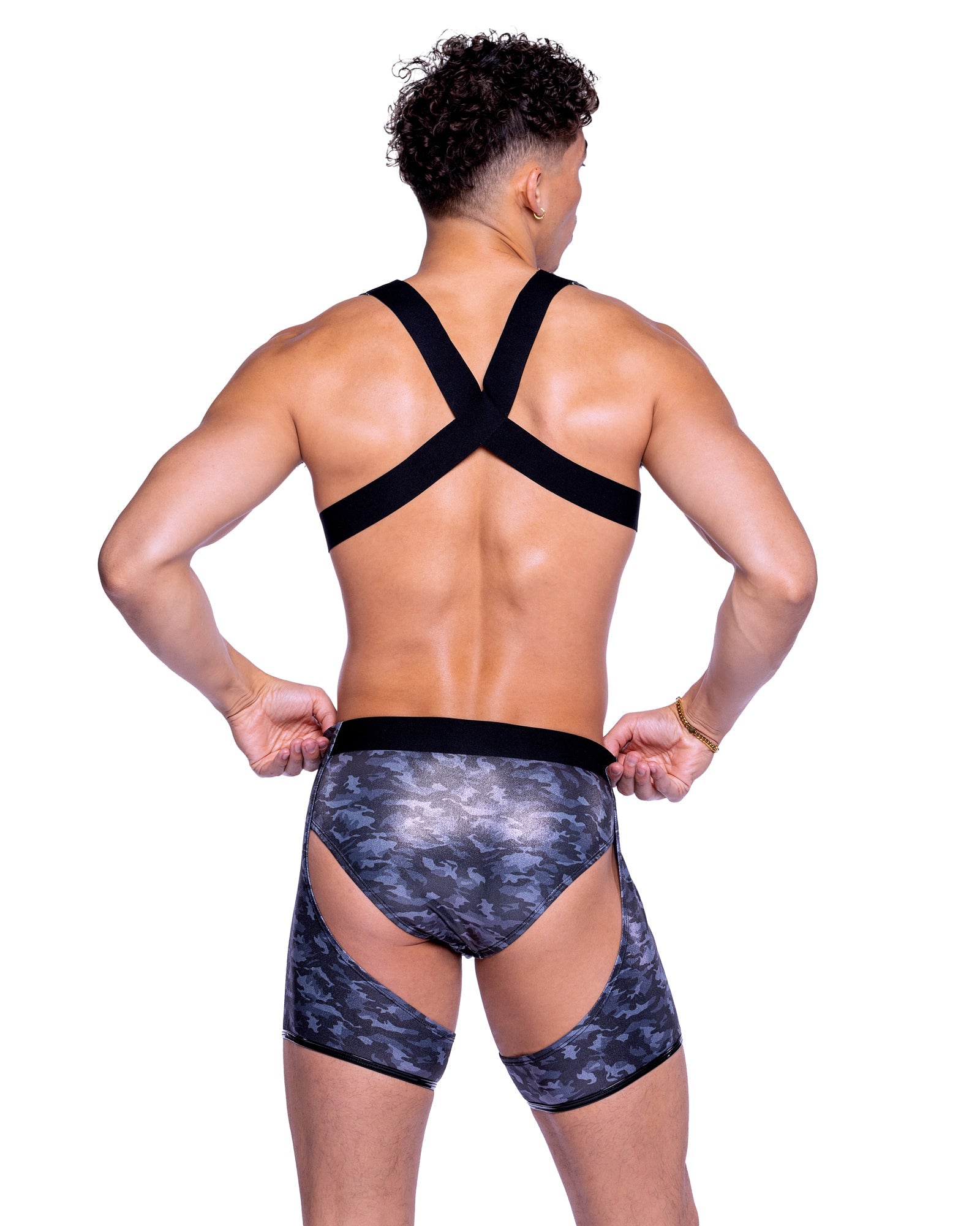 Roma Festival Rave Shimmer Camouflage Briefs