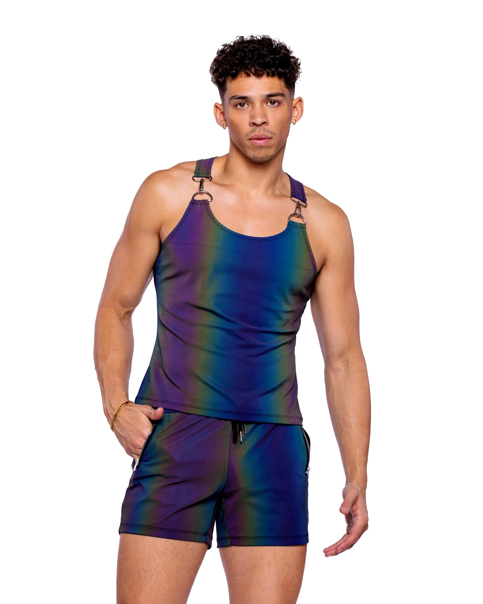 Roma Festival Rave Reflective Tank Top