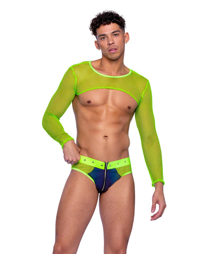 Roma Festival Rave Reflective & Fishnet Briefs