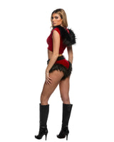 Roma Costume 3pc Holiday Vixen Velvet Hooded Set