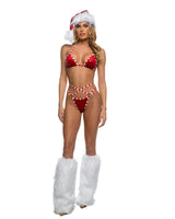 Roma Costume 2pc Holiday Candy Cutie Bikini Set Red