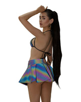 Roma Costume Stripper 2PC Reflective Bikini Tie Set