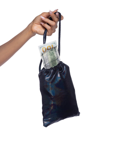 Roma Costume Stripper Shimmer Money Bag Pick Color