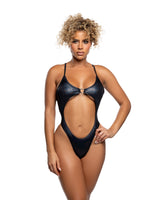 Roma Dancewear Stripper Sexy Shimmer Bodysuit with Heart Ring