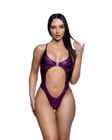 Roma Dancewear Stripper Sexy Shimmer Bodysuit with Heart Ring