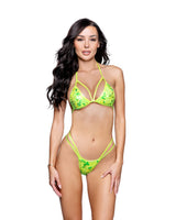 Roma Dancewear Stripper Sexy Sequin Strappy Bikini Set