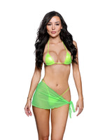 Roma Dancewear Stripper Sexy Holographic Micro Bikini Set