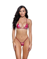 Roma Dancewear Stripper Sexy Iridescent Foil Bikini Set
