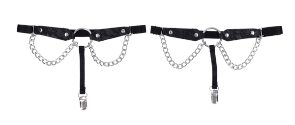 Sex & Mischief Chain Lace Garters