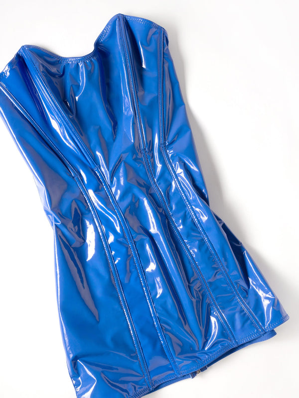 Rider Vinyl Bustier Dress