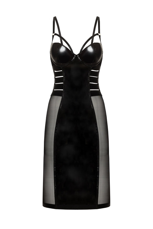Caged Sheer Dress