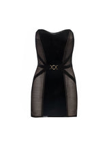 Oh la la Cheri Onyx Fitted Babydoll