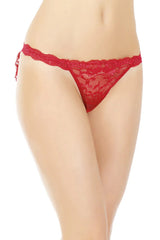 Coquette Queen Garnet Glam Panty Red