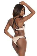 Coquette Sleek Silhouette Bra Set Beige