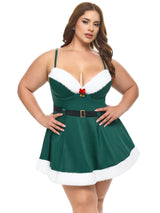 Oh la la Cheri Queen Vixen Christmas Padded Cups Babydoll Dress
