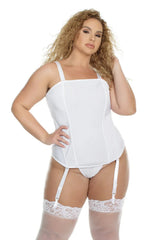 Coquette Sculpted Seduction Corset White