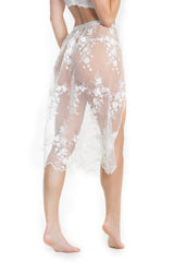 Coquette Queen Petal Perfection Skirt White