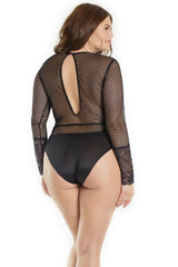 Coquette Queen Nightfall Teddy Black