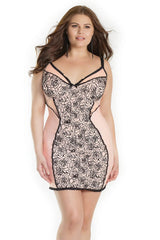 Coquette Queen Eden Chemise Light Pink