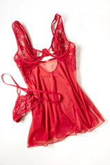 Oh la la Cheri Tiana Babydoll Red