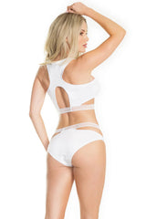 Coquette Queen Energy Boost Bra Set White