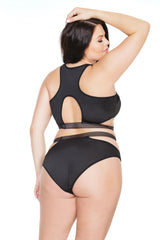 Coquette Queen Energy Boost Bra Set Black