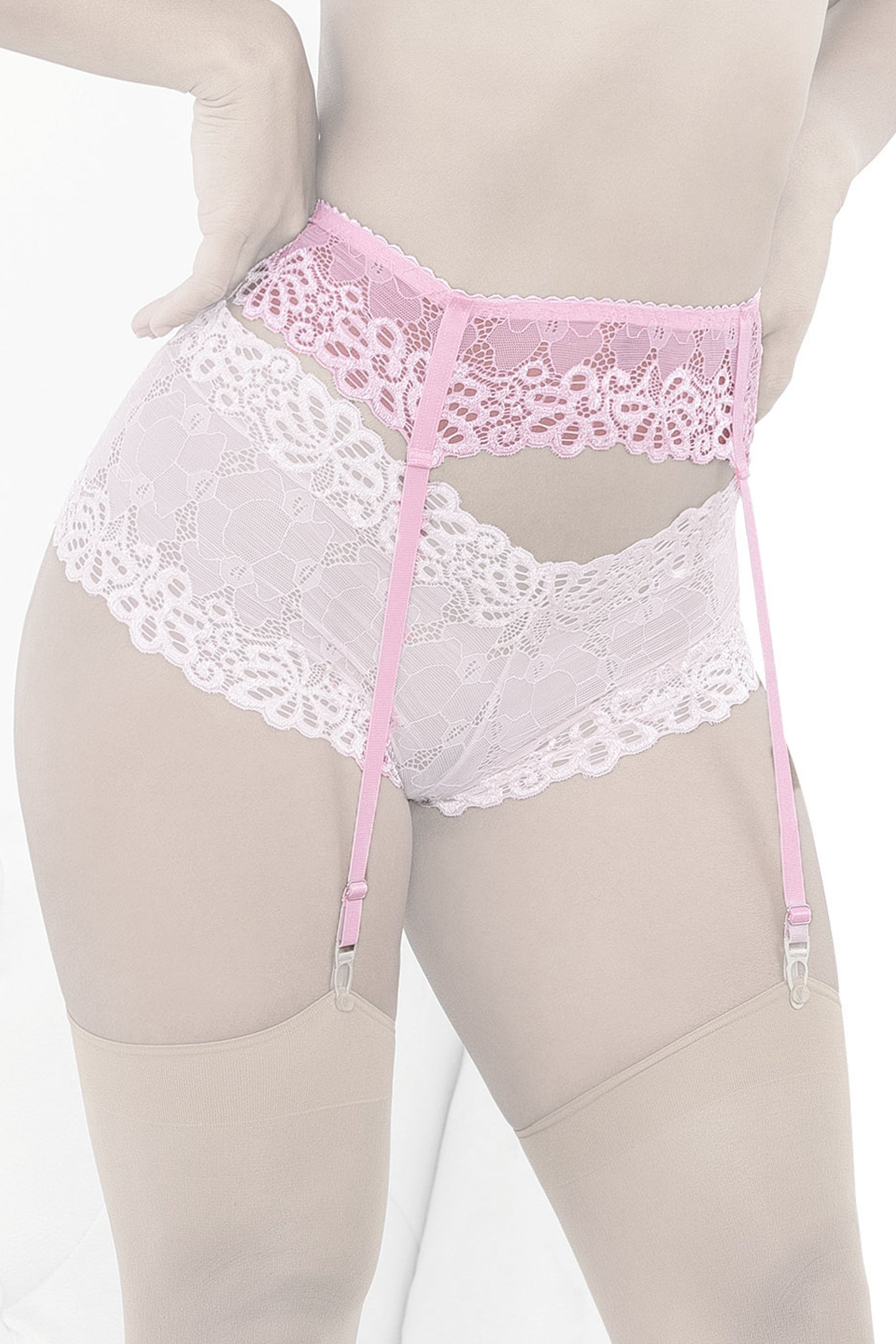 Escante Classic Lace Garter Belt Select Color