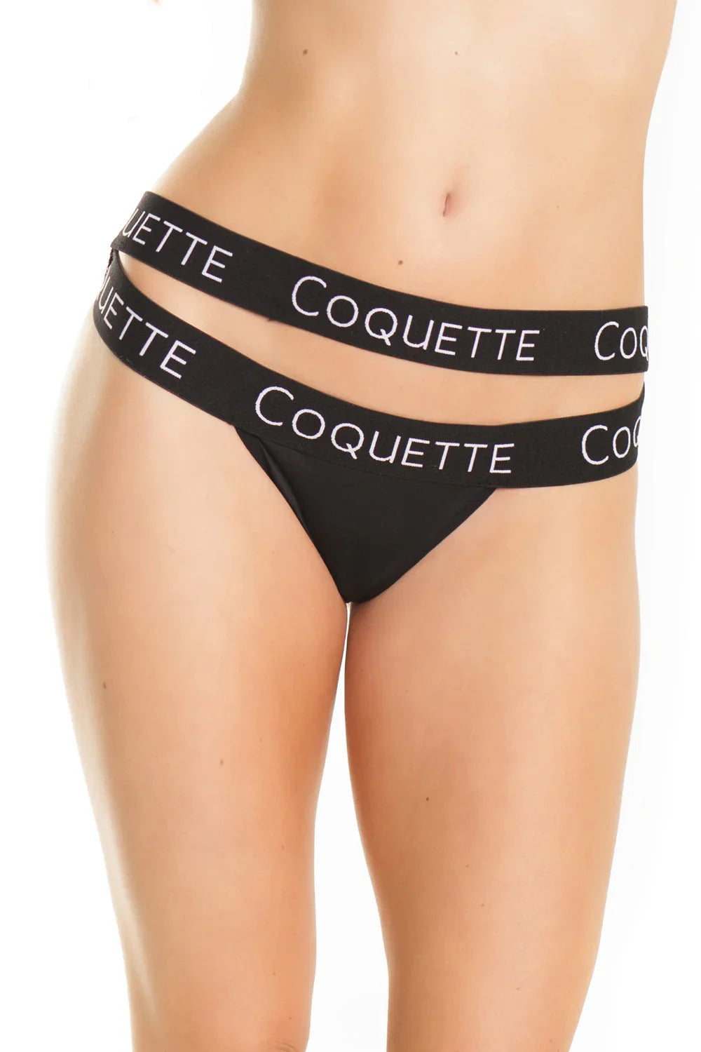 Coquette Get Active Panty Black