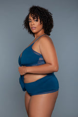 BeWicked Queen Piper Cami Set Deep Royal