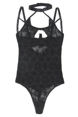 Coquette Queen Interlaced Teddy Black