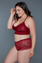 Be Wicked Queen Cindy Cami Set Maroon