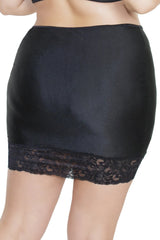 Coquette Elegant Edge Skirt Black