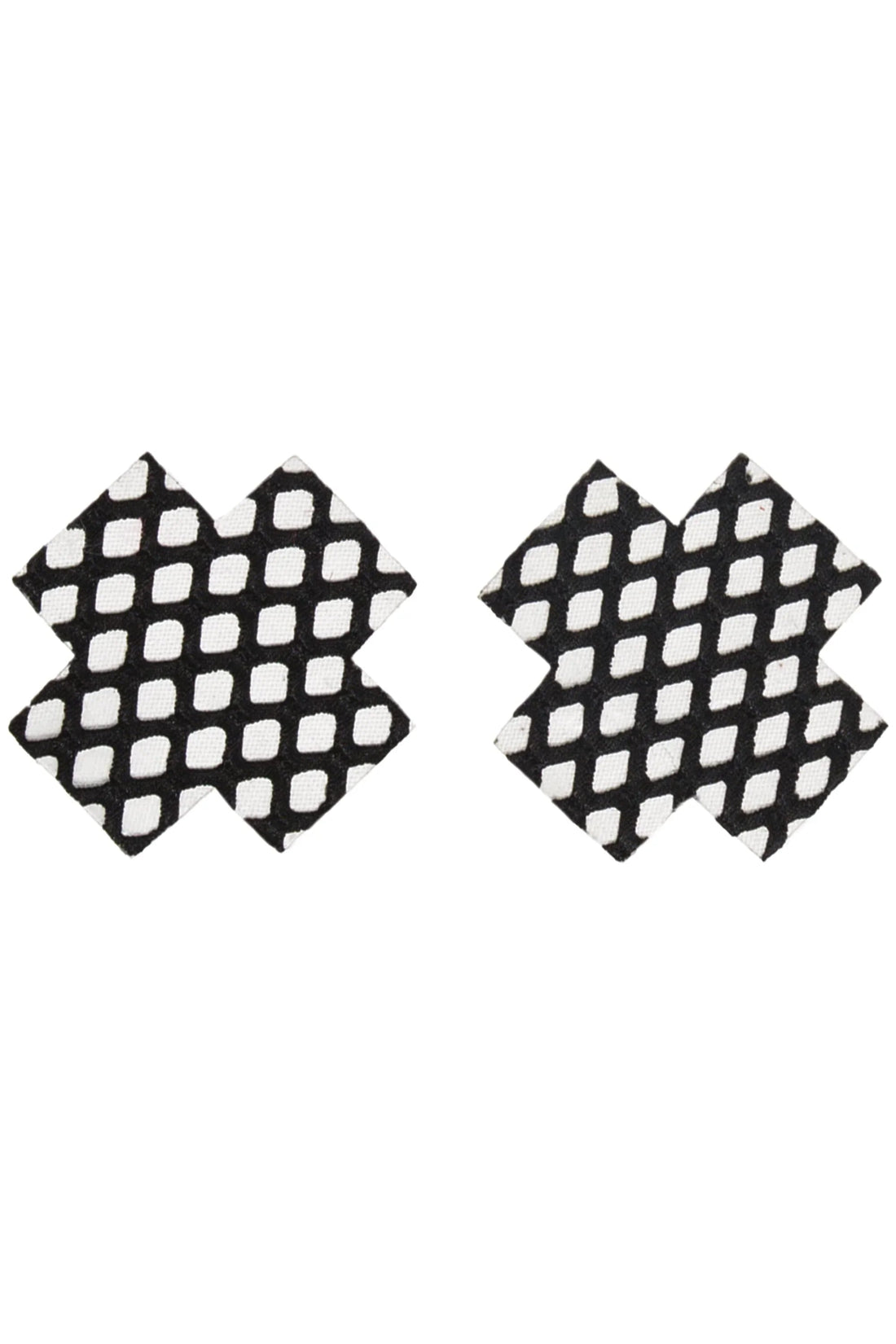 Coquette Big Flirt Pasties Fishnet Black