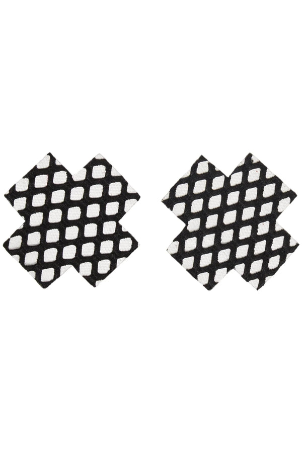 Coquette Big Flirt Pasties Fishnet Black