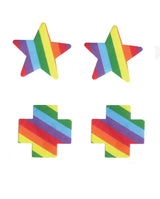 Coquette Double Rainbow Pasties Set Assorted