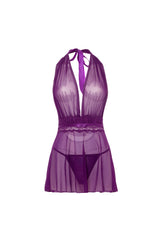 Oh la la Cheri Maylah Babydoll Imperial Purple